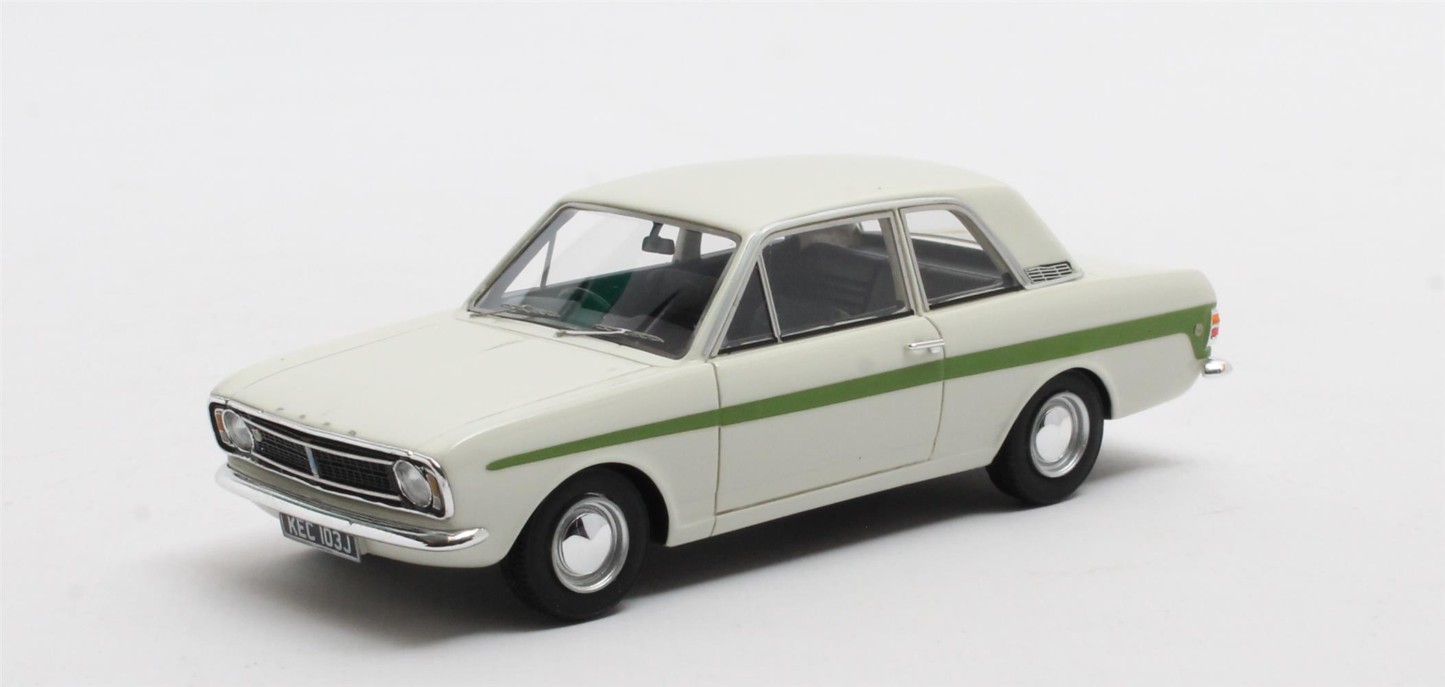 Ford Cortina Lotus Mk.II 1966-1970 Wit - 1:43
